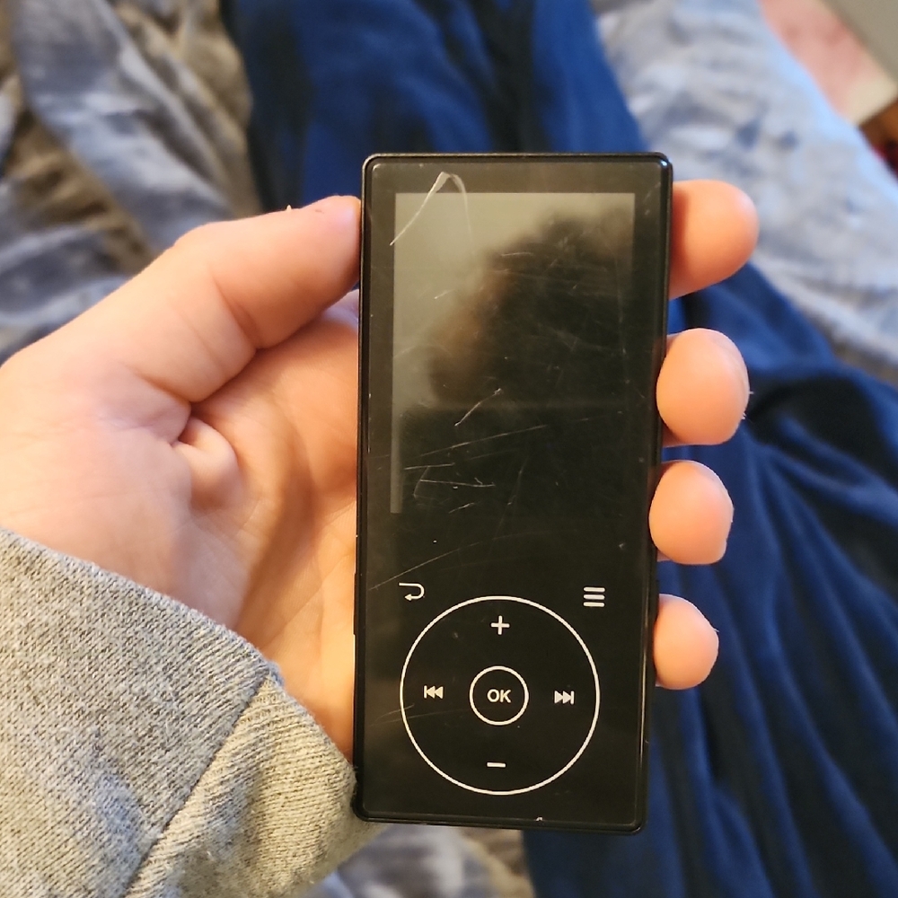 Portable Black Audio Player